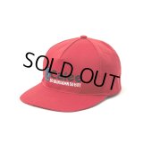 CALEE/CAL NT LOGO TWILL CAP＜NATURALLY PAINT DESIGN＞（RED）［ツイルキャップ-25春夏］