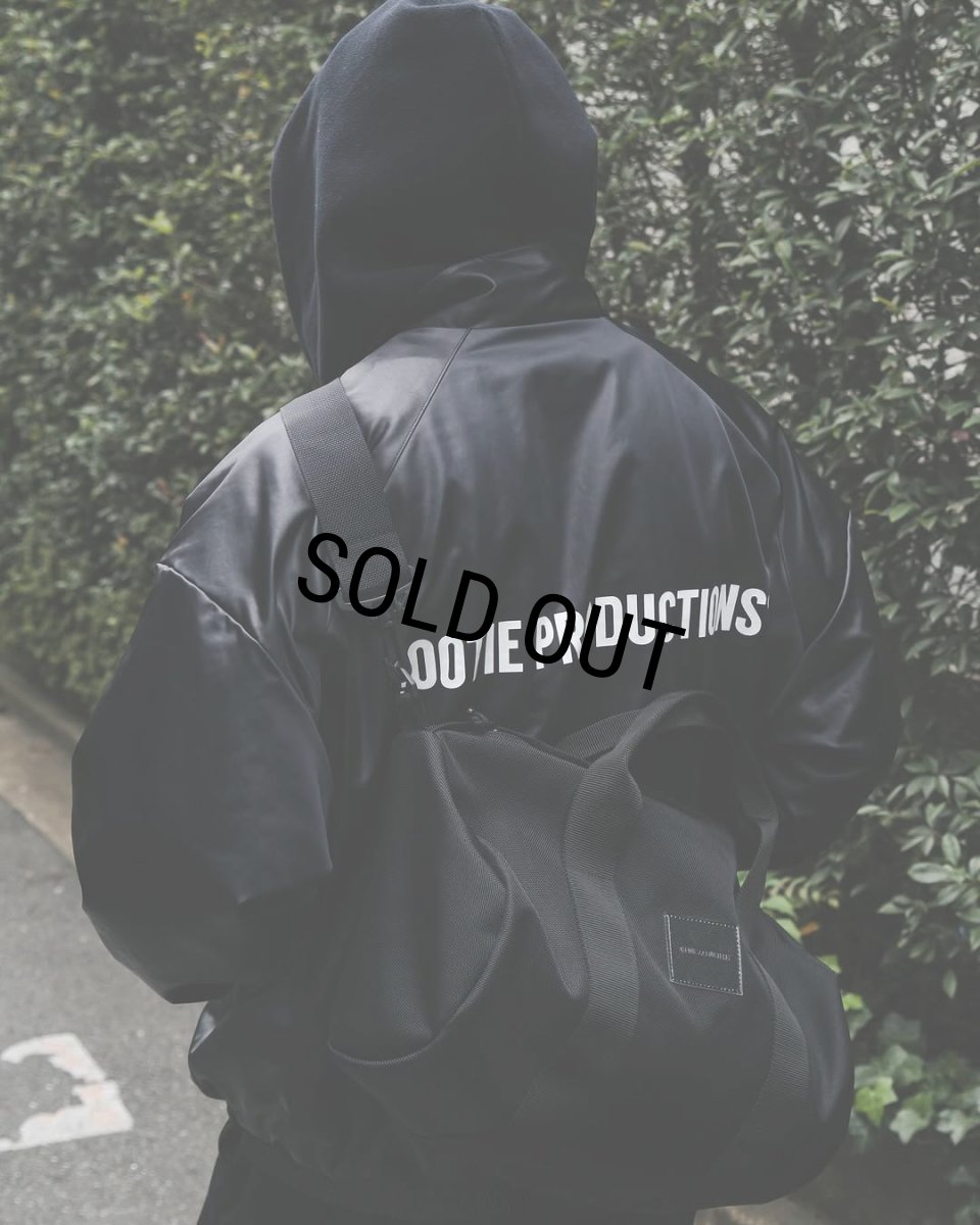 画像7: COOTIE PRODUCTIONS/Damp Coated Satin Track Jacket（Black）［トラックJKT-25春夏］ (7)