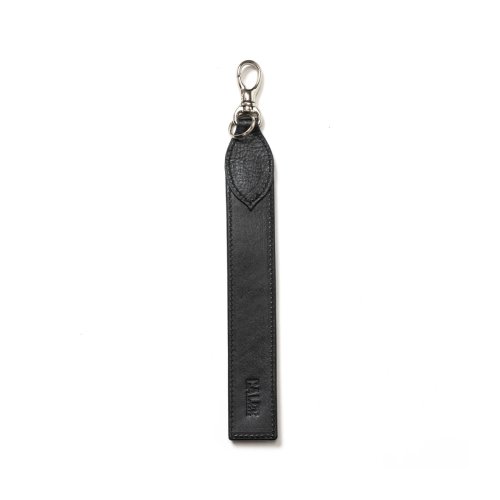 他の写真2: CALEE/STUDS LEATHER FLAT LONG KEY RING（BLACK）［ロングキーリング-24秋冬］