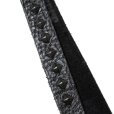 画像4: CALEE/STUDS & KNITTING LEATHER LONG KEY RING＜TYPE A＞（BLACK/BLACK）［レザーロングキーリング-25春夏］ (4)