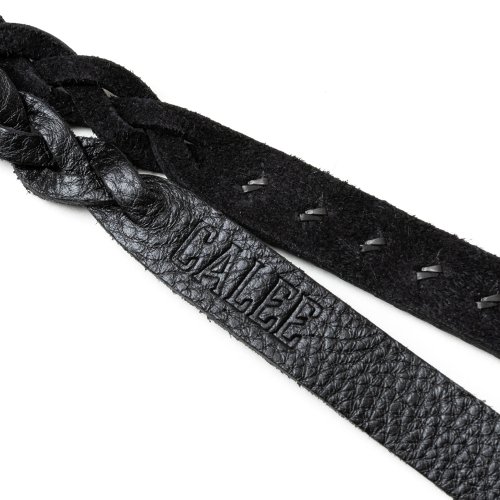 他の写真2: CALEE/STUDS & KNITTING LEATHER LONG KEY RING＜TYPE A＞（BLACK/BLACK）［レザーロングキーリング-25春夏］