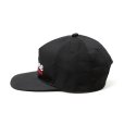 画像2: CALEE/CAL NT LOGO TWILL CAP＜NATURALLY PAINT DESIGN＞（BLACK）［ツイルキャップ-25春夏］ (2)