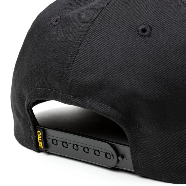 画像5: CALEE/CAL NT LOGO TWILL CAP＜NATURALLY PAINT DESIGN＞（BLACK）［ツイルキャップ-25春夏］