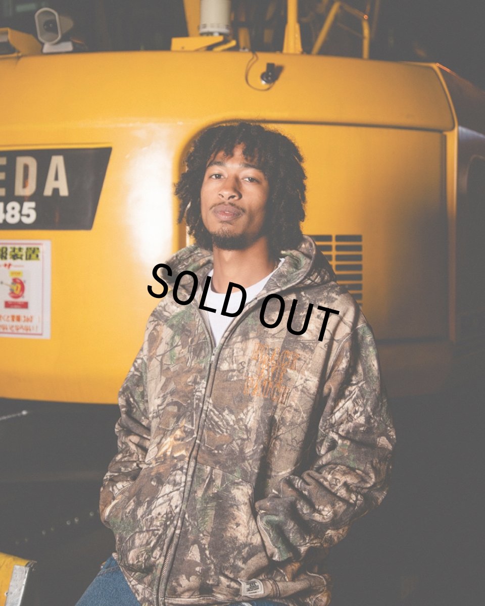 画像3: BlackEyePatch/STENCIL LOGO REALTREE THERMAL ZIP HOODIE（MULTI） (3)