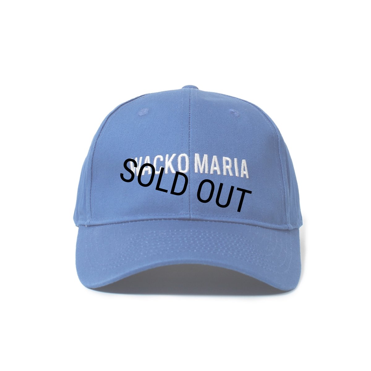 画像1: WACKO MARIA/6PANEL CAP（BLUE）［6パネルキャップ-25春夏］ (1)