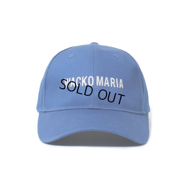 画像1: WACKO MARIA/6PANEL CAP（BLUE）［6パネルキャップ-25春夏］