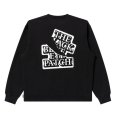 画像1: BlackEyePatch/RIPPED APART OG LABEL CREW SWEAT（BLACK） (1)