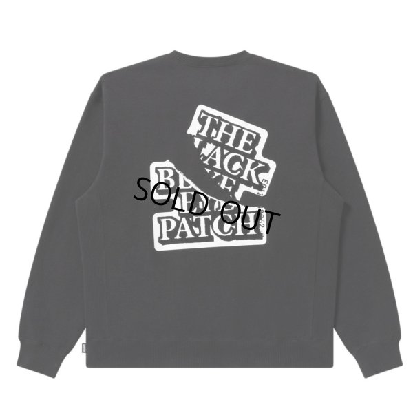 画像1: BlackEyePatch/RIPPED APART OG LABEL CREW SWEAT（BLACK）