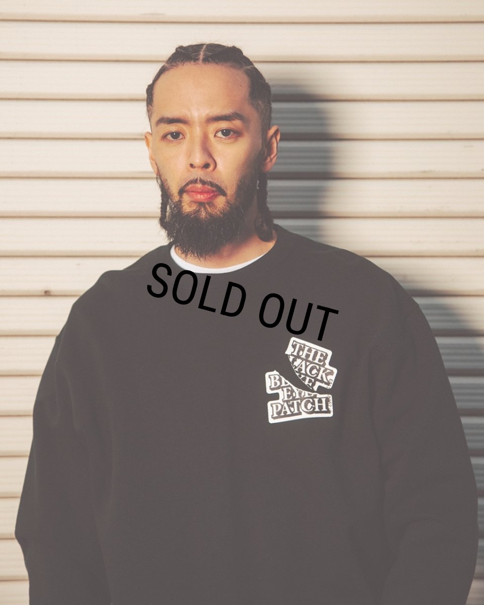画像3: BlackEyePatch/RIPPED APART OG LABEL CREW SWEAT（BLACK） (3)