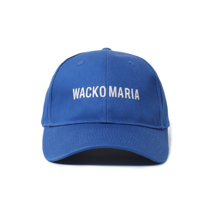 画像1: WACKO MARIA/6PANEL CAP（BLUE）［6パネルキャップ-25春夏］