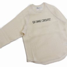 画像3: 【30％OFF】DAIRIKU/Russel Millitary Thearmal Tee（White）［ミリタリーサーマル-25春夏］ (3)