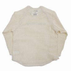 画像2: 【30％OFF】DAIRIKU/Russel Millitary Thearmal Tee（White）［ミリタリーサーマル-25春夏］ (2)