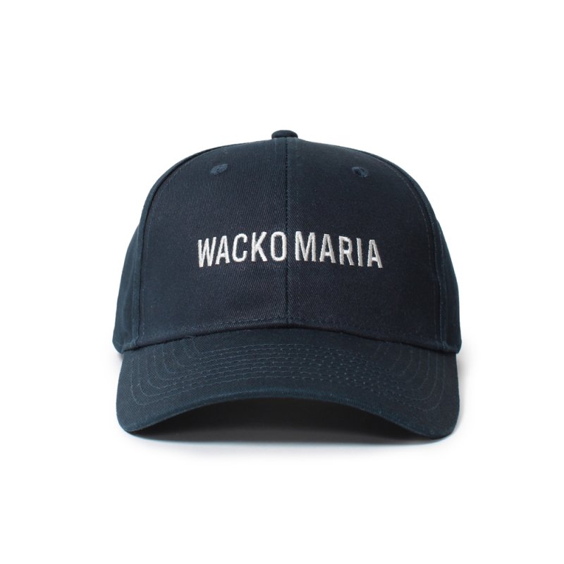 画像1: WACKO MARIA/6PANEL CAP（NAVY）［6パネルキャップ-25春夏］
