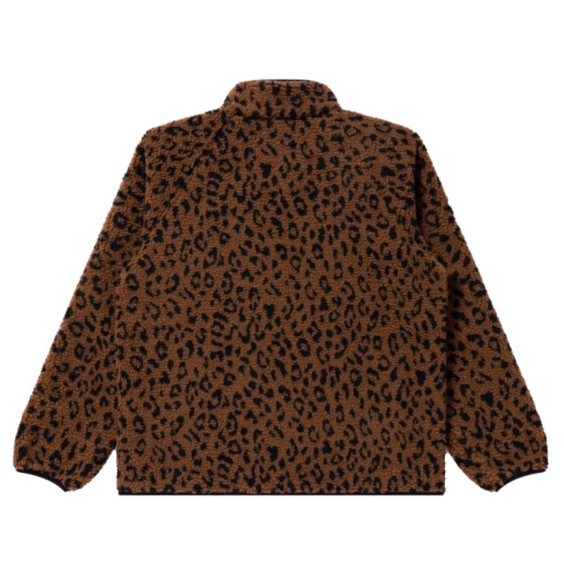 画像2: BlackEyePatch/OG LABEL LEOPARD BOA FLEECE JACKET（LEOPARD）
