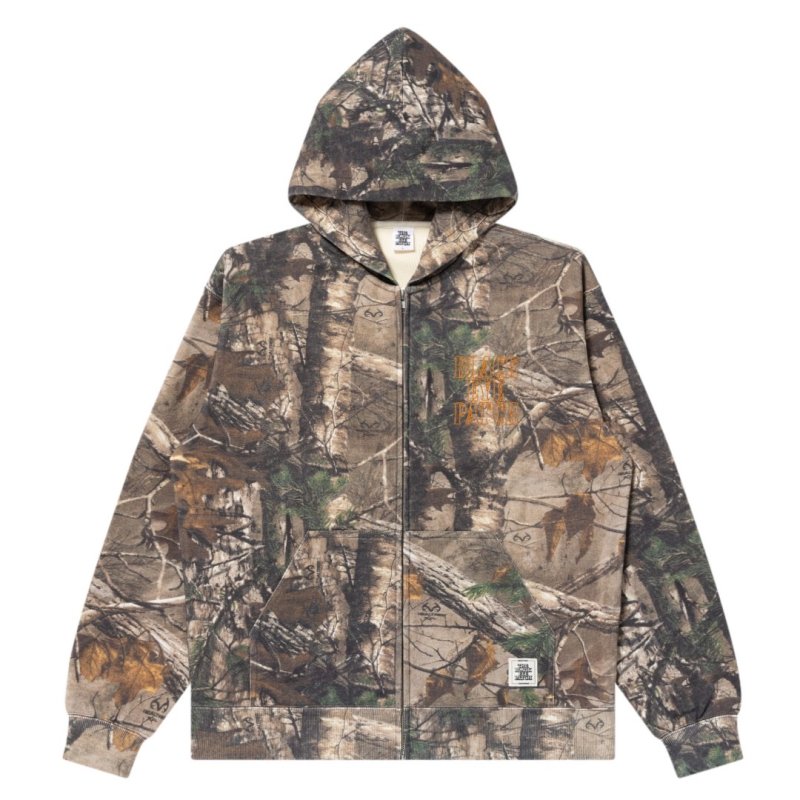 画像1: BlackEyePatch/STENCIL LOGO REALTREE THERMAL ZIP HOODIE(MULTI)