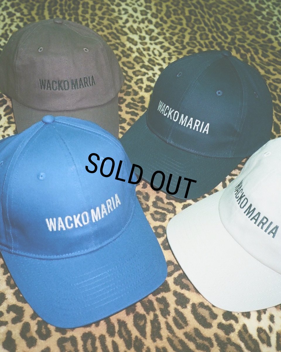画像2: WACKO MARIA/6PANEL CAP（BLUE）［6パネルキャップ-25春夏］ (2)