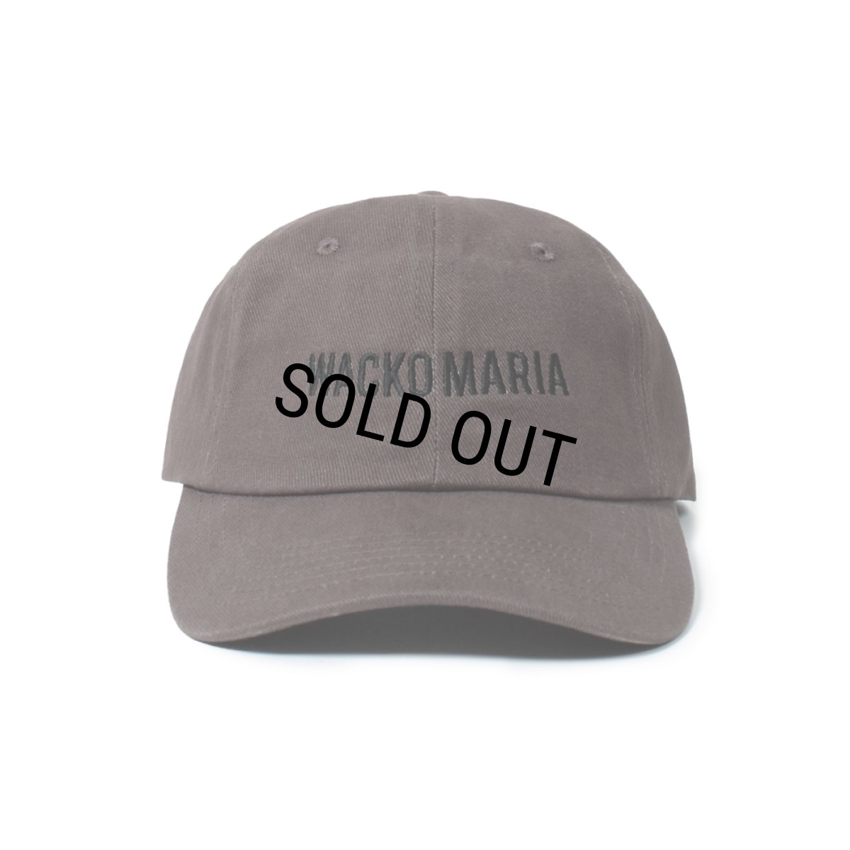 画像1: WACKO MARIA/6PANEL CAP（GRAY）［6パネルキャップ-25春夏］ (1)