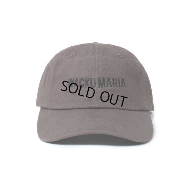 画像1: WACKO MARIA/6PANEL CAP（GRAY）［6パネルキャップ-25春夏］
