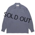 WACKO MARIA/KASURI STRIPED OPEN COLLAR SHIRT（NAVY）［カスリストライプオープンカラーシャツ-25春夏］