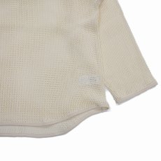 画像5: 【30％OFF】DAIRIKU/Russel Millitary Thearmal Tee（White）［ミリタリーサーマル-25春夏］ (5)