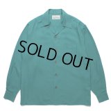 WACKO MARIA/KASURI STRIPED OPEN COLLAR SHIRT（GREEN）［カスリストライプオープンカラーシャツ-25春夏］