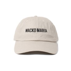 画像1: WACKO MARIA/6PANEL CAP（BEIGE）［6パネルキャップ-25春夏］ (1)