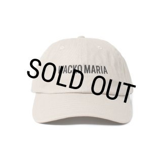 WACKO MARIA/6PANEL CAP（BEIGE）［6パネルキャップ-25春夏］ - JONAS