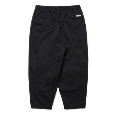 画像2: COOTIE PRODUCTIONS/T/C 2 Tuck Easy Ankle Pants（Black）［T/C 2タックイージーアンクルパンツ-25春夏］