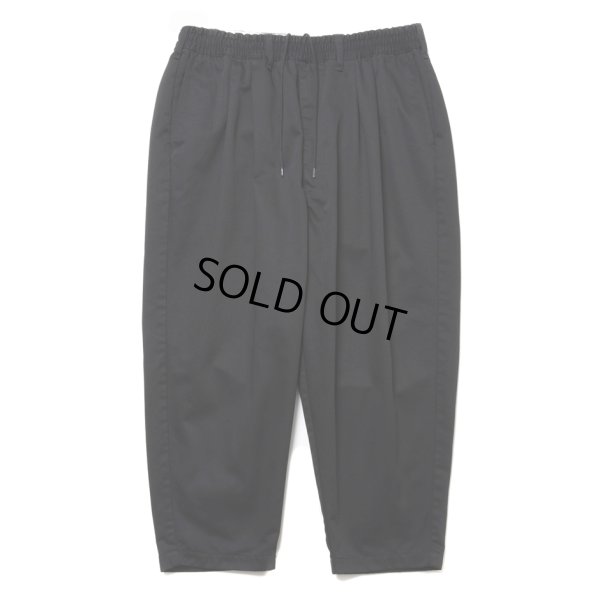 画像1: COOTIE PRODUCTIONS/T/C 2 Tuck Easy Ankle Pants（Black）［T/C 2タックイージーアンクルパンツ-25春夏］