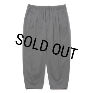 COOTIE PRODUCTIONS/T/C 2 Tuck Easy Ankle Pants（Gray）［T/C 2