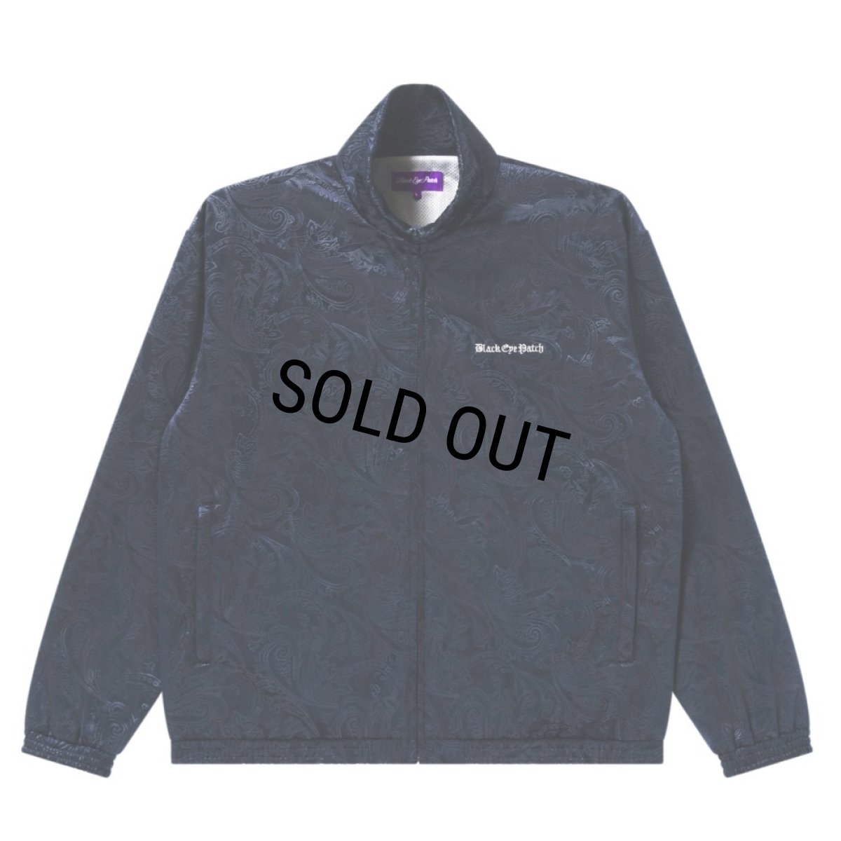 画像1: BlackEyePatch/OE LOGO PAISLEY TRACK JACKET（NAVY） (1)