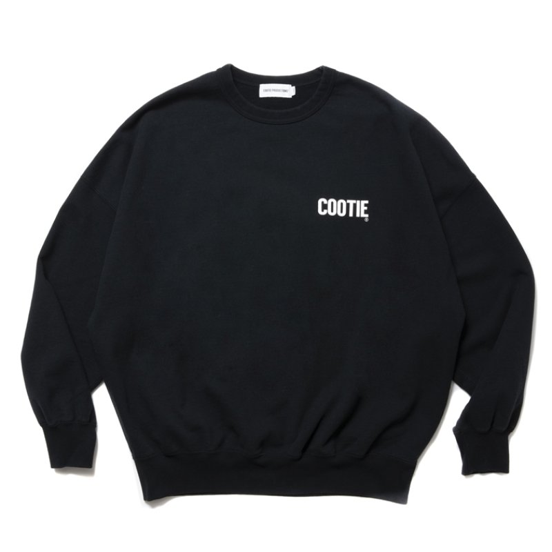 画像1: COOTIE PRODUCTIONS/AD Processing Sweat Crew（Black）［スウェットクルー-25春夏］