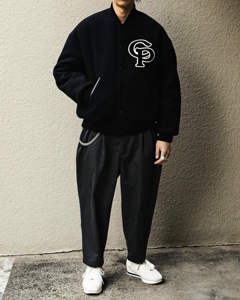 画像3: COOTIE PRODUCTIONS/T/C 2 Tuck Easy Ankle Pants（Black）［T/C 2タックイージーアンクルパンツ-25春夏］