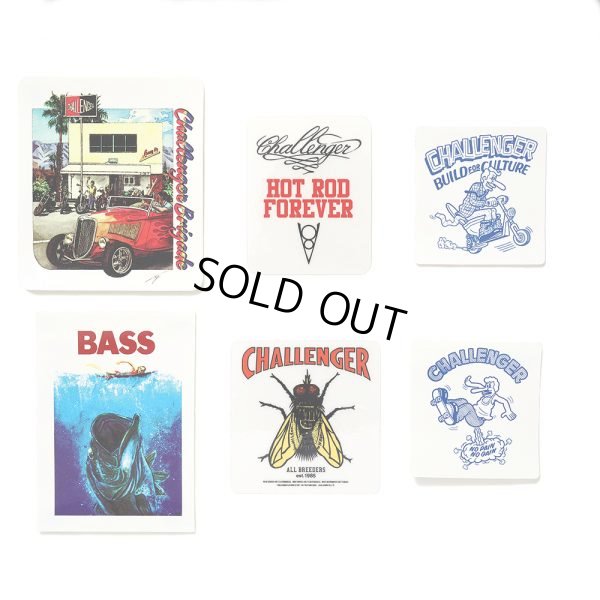 画像1: CHALLENGER/STICKER SET（6枚入り）［ステッカーセット-25春夏］