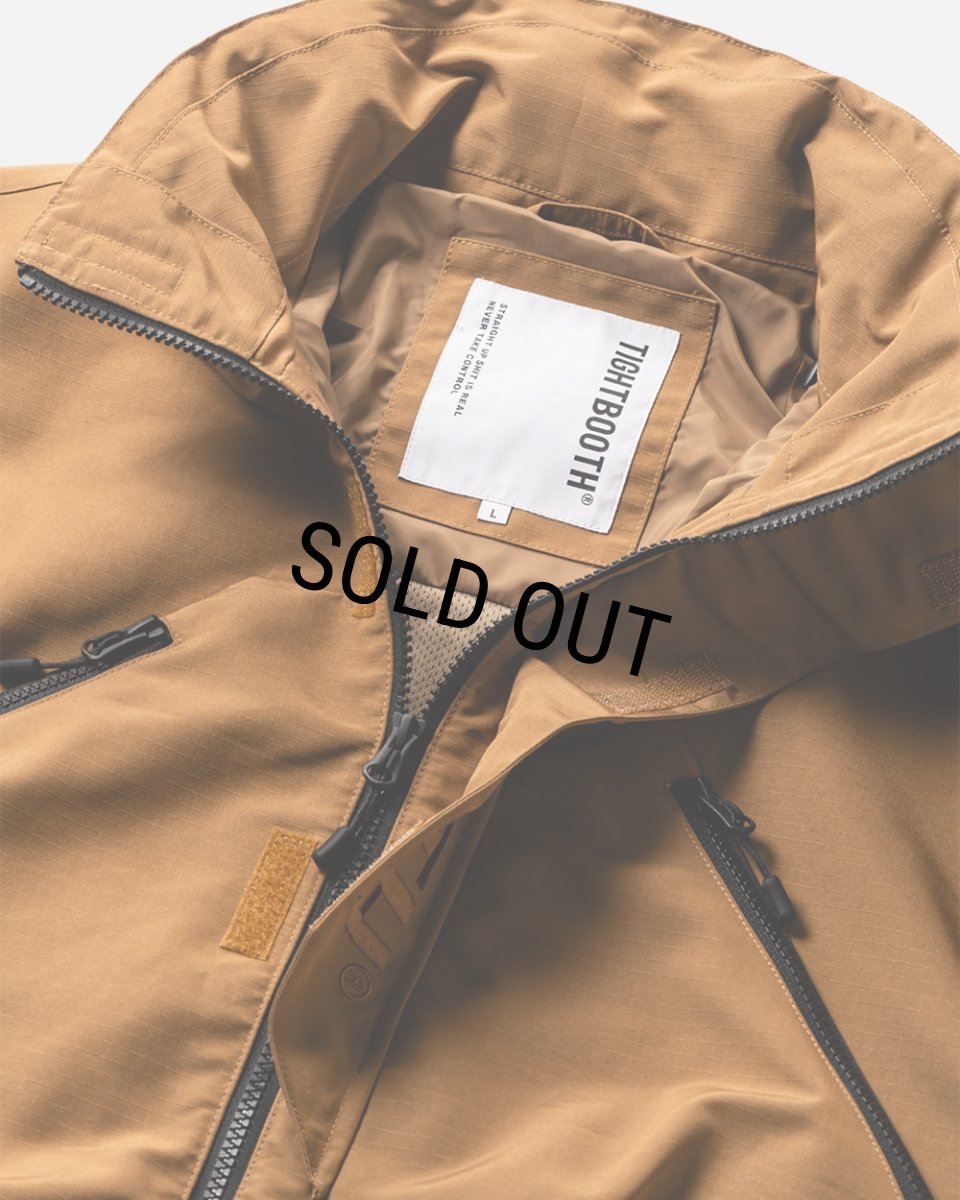 画像7: TIGHTBOOTH/RIPSTOP TACTICAL JACKET（Light Brown）［リップストップタクティカルJKT-25春夏］ (7)