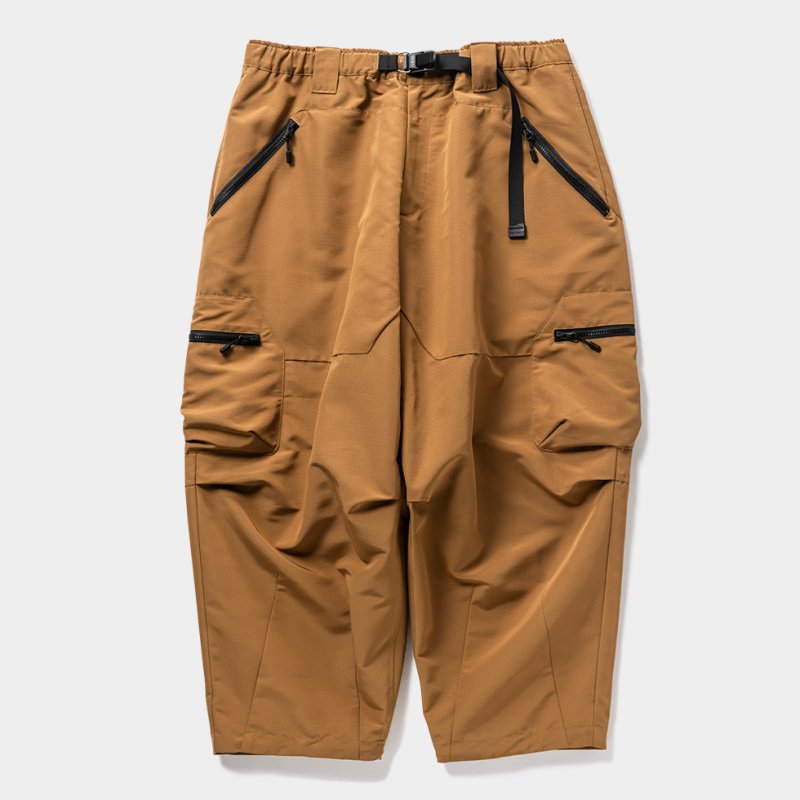 画像1: TIGHTBOOTH/RIPSTOP CARGO BALLOON PANTS（Light Brown）［リップストップカーゴバルーンパンツ-25春夏］