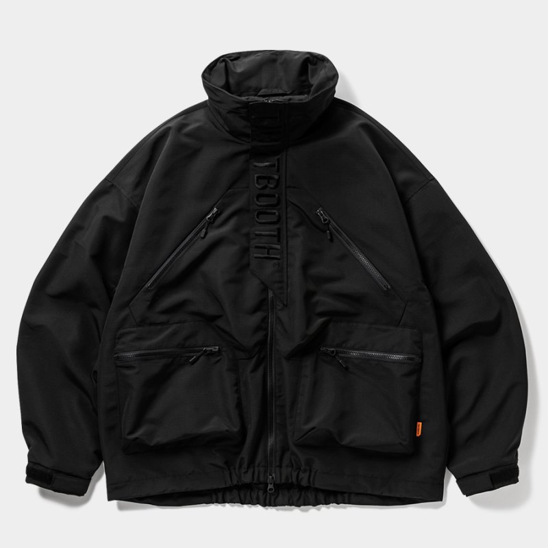 画像1: 【30％OFF】TIGHTBOOTH/RIPSTOP TACTICAL JACKET（Black）［リップストップタクティカルJKT-25春夏］