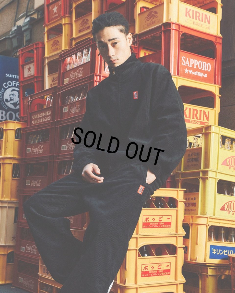 画像3: BlackEyePatch/SMALL HWC CORDUROY TRACK JACKET(BLACK) (3)