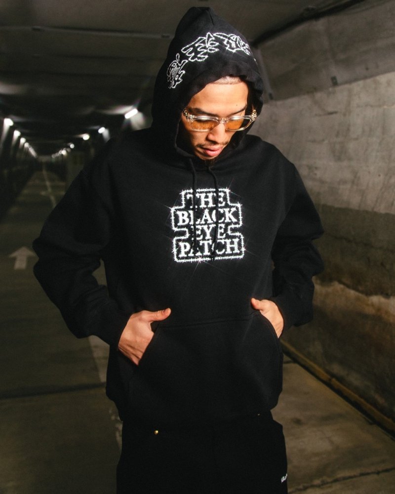 画像3: BlackEyePatch/SHINING OG LABEL HWC HOODIE（BLACK）