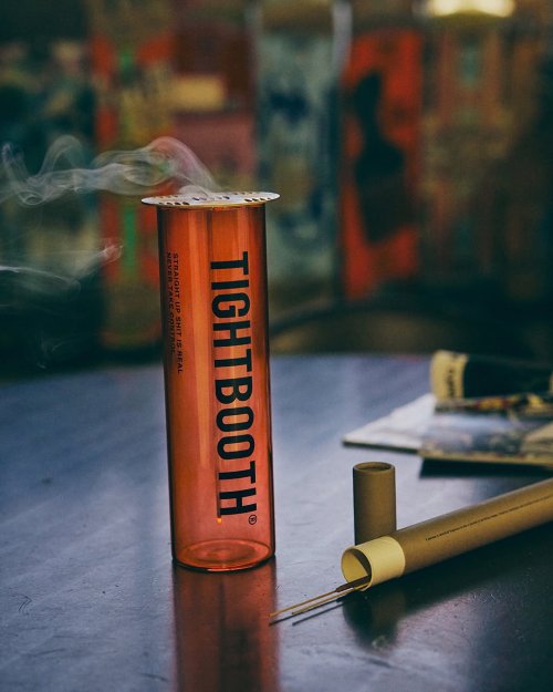 他の写真3: TIGHTBOOTH/GLASS INCENSE HOLDER（Clear Orange）［インセンスホルダー-24秋冬］