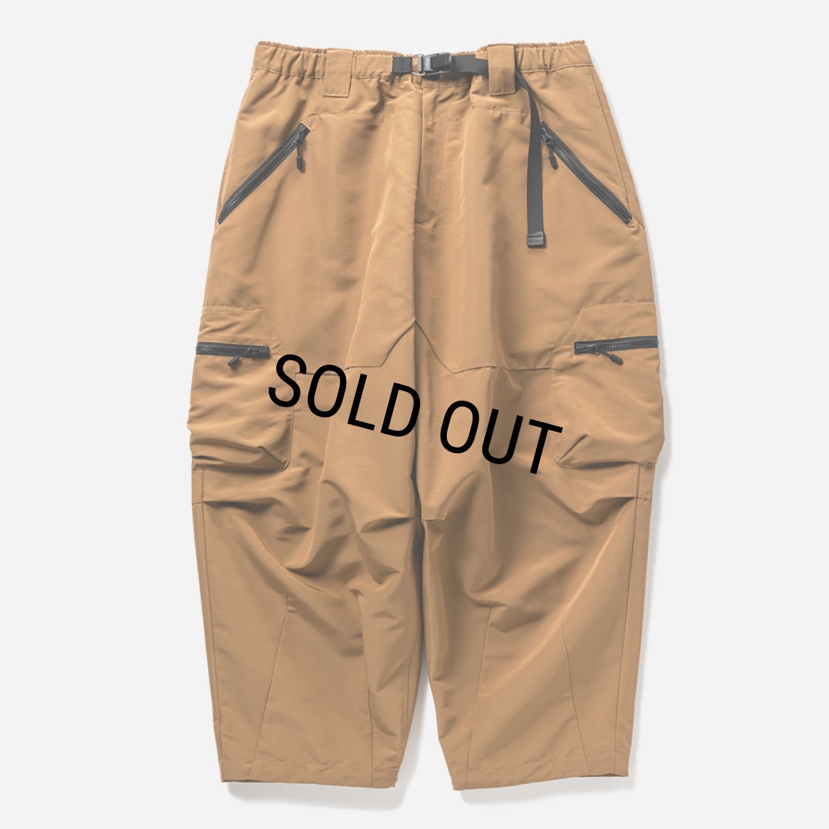 画像1: TIGHTBOOTH/RIPSTOP CARGO BALLOON PANTS（Light Brown）［リップストップカーゴバルーンパンツ-25春夏］ (1)