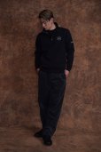 画像9: RATS/STAND COLLAR SWEAT（BLACK）［スタンドカラースウェット-24秋冬］