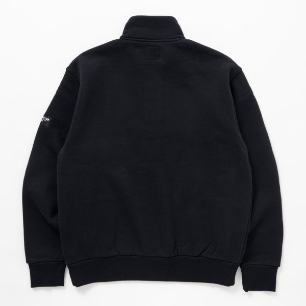 画像2: RATS/STAND COLLAR SWEAT（BLACK）［スタンドカラースウェット-24秋冬］