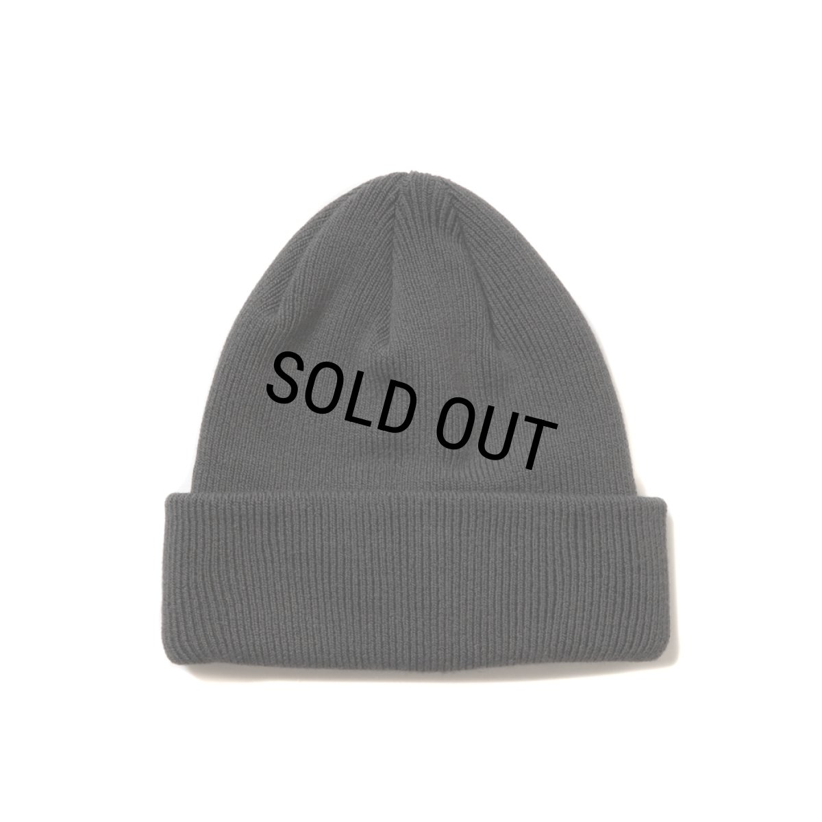 画像1: COOTIE PRODUCTIONS/S/R Cuffed Beanie（Charcoal）［カフドビーニー-25春夏］ (1)