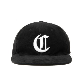 COOTIE PRODUCTIONS/Corduroy 6 Panel Cap（Black/White