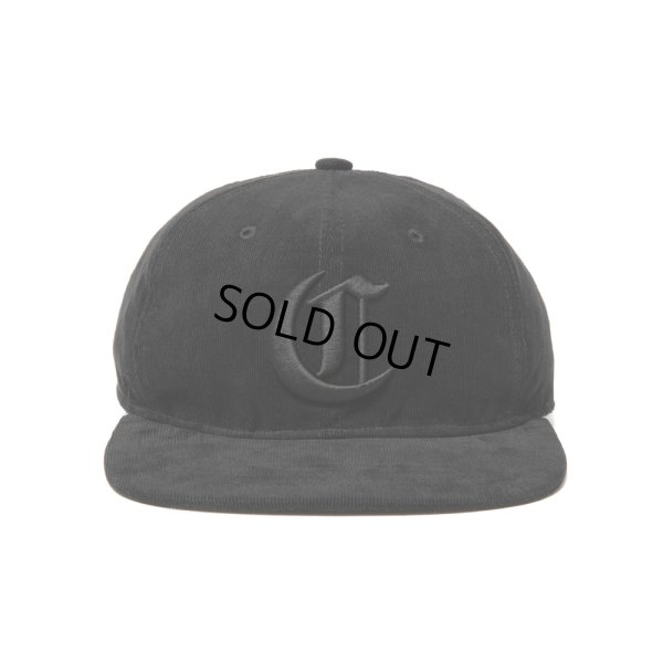 画像1: COOTIE PRODUCTIONS/Corduroy 6 Panel Cap（Black/Black）［コーデュロイ6パネルキャップ-25春夏］