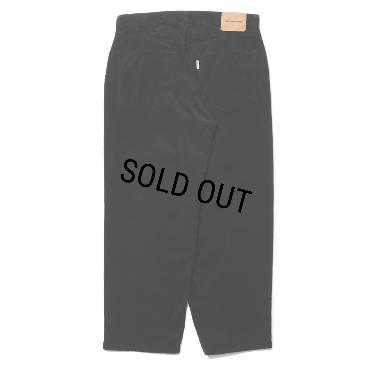 画像2: COOTIE PRODUCTIONS/5 Pocket Corduroy Baggy Pants（Black）［コーデュロイバギーパンツ-25春夏］ (2)
