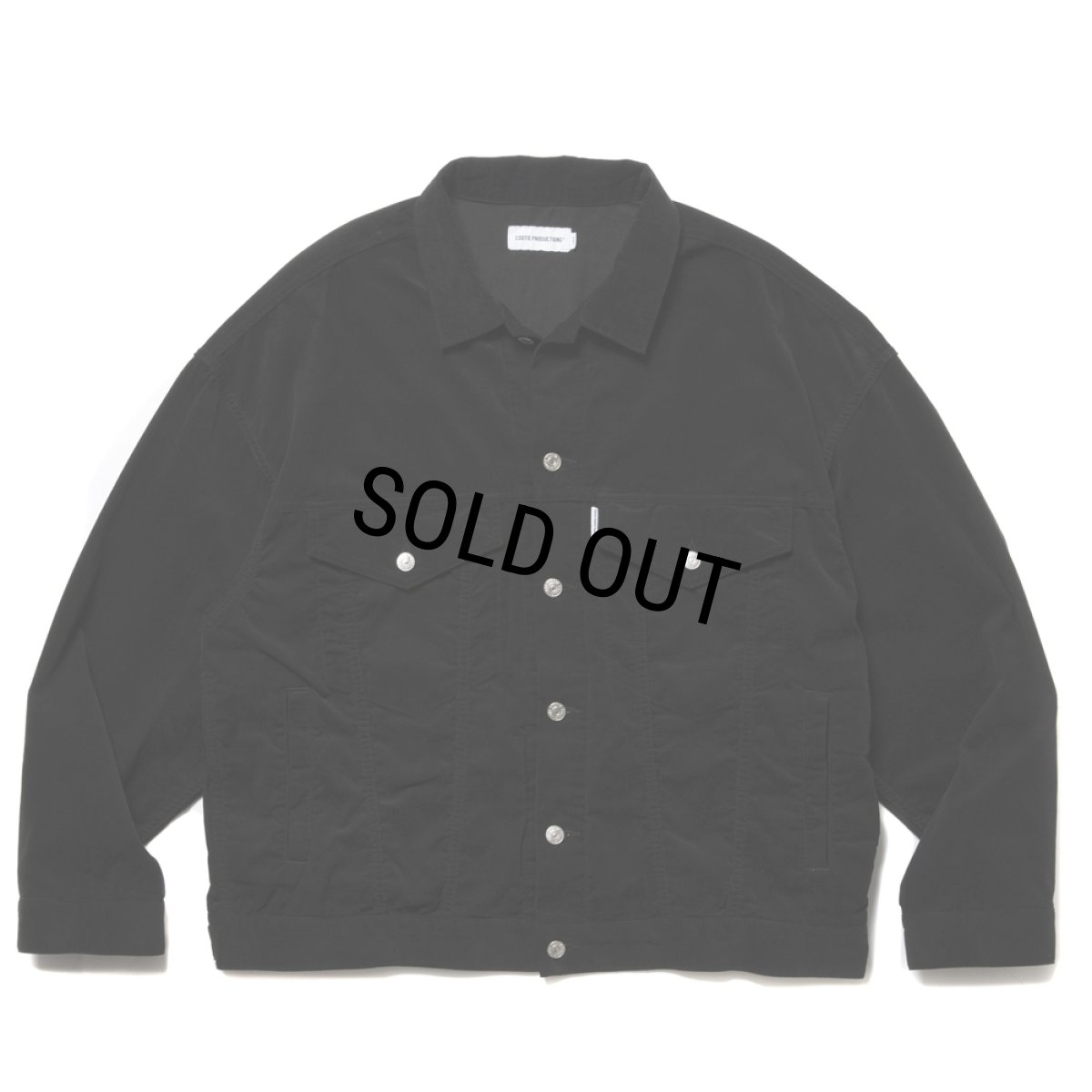 画像1: COOTIE PRODUCTIONS/3rd Type Corduroy Jacket（Black）［サードタイプコーデュロイJKT-25春夏］ (1)