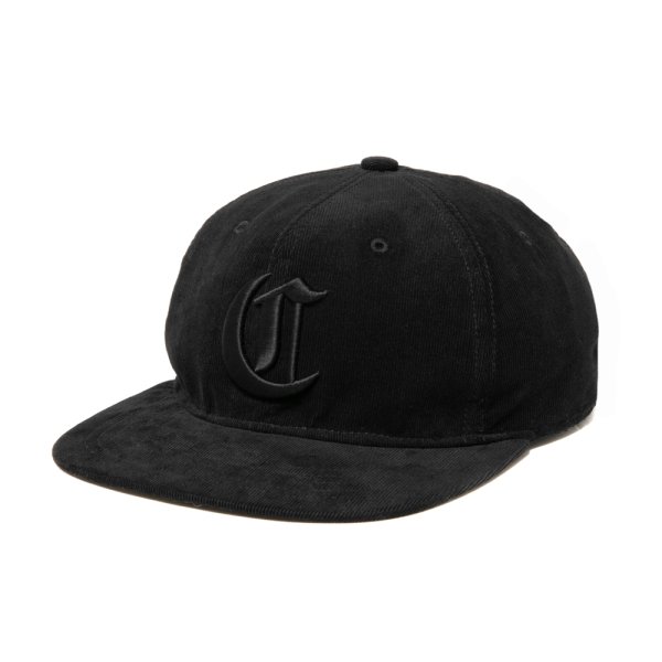 画像2: COOTIE PRODUCTIONS/Corduroy 6 Panel Cap（Black/Black）［コーデュロイ6パネルキャップ-25春夏］
