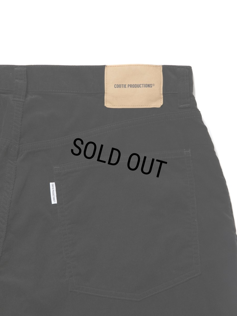 画像3: COOTIE PRODUCTIONS/5 Pocket Corduroy Baggy Pants（Black）［コーデュロイバギーパンツ-25春夏］ (3)